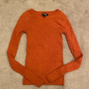 Express Crew-Neck Ribbed Sweater